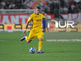 Davide Gentile of US Salernitana 1919 during the Italian Serie B soccer championship football match between Mantova Calcio 1911 and US Saler...