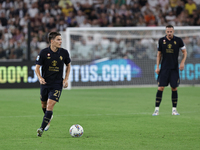 Nicolo Fagioli during the Serie A 2024-2025 match between Juventus and Roma in Turin, Italy, on September 1, 2024 (