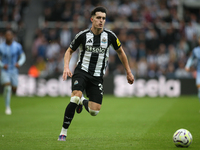 Newcastle United's Tino Livramento during the Premier League match between Newcastle United and Tottenham Hotspur at St. James's Park in New...