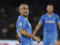 Stanislav Lobotka of Napoli looks on during the Serie A soccer match between SSC Napoli and Parma Calcio at Stadio Maradona in Naples, Italy...