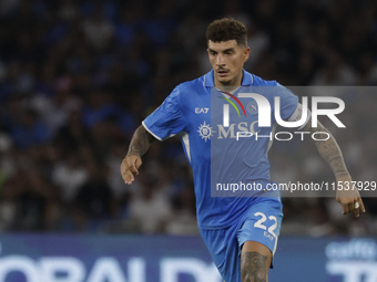 Giovanni Di Lorenzo of Napoli is in action during the Serie A soccer match SSC Napoli vs. Parma Calcio at Stadio Maradona in Naples, Italy,...