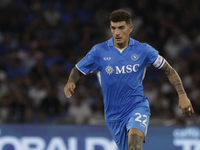 Giovanni Di Lorenzo of Napoli is in action during the Serie A soccer match SSC Napoli vs. Parma Calcio at Stadio Maradona in Naples, Italy,...