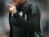 Newcastle United Manager Eddie Howe during the Premier League match between Newcastle United and Tottenham Hotspur at St. James's Park in Ne...