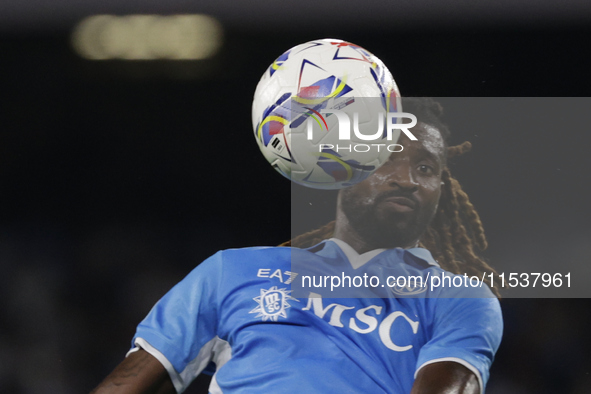 Khvicha Kvaratskhelia of Napoli is in action during the Serie A soccer match SSC Napoli vs. Parma Calcio at Stadio Maradona in Naples, Italy...