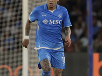 Mathias Olivera of Napoli controls the ball during the Serie A soccer match SSC Napoli vs. Parma Calcio at Stadio Maradona in Naples, Italy,...