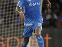 Mathias Olivera of Napoli controls the ball during the Serie A soccer match SSC Napoli vs. Parma Calcio at Stadio Maradona in Naples, Italy,...