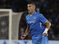 Alessandro Buongiorno of Napoli looks on during the Serie A soccer match between SSC Napoli and Parma Calcio at Stadio Maradona in Naples, I...