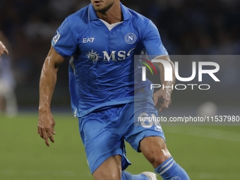 Stanislav Lobotka of Napoli is seen in action during the Serie A soccer match SSC Napoli vs. Parma Calcio at Stadio Maradona in Naples, Ital...