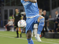 Mathias Olivera of Napoli controls the ball during the Serie A soccer match SSC Napoli vs. Parma Calcio at Stadio Maradona in Naples, Italy,...