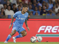 Matteo Politano of Napoli controls the ball during the Serie A soccer match between SSC Napoli and Parma Calcio at Stadio Maradona in Naples...