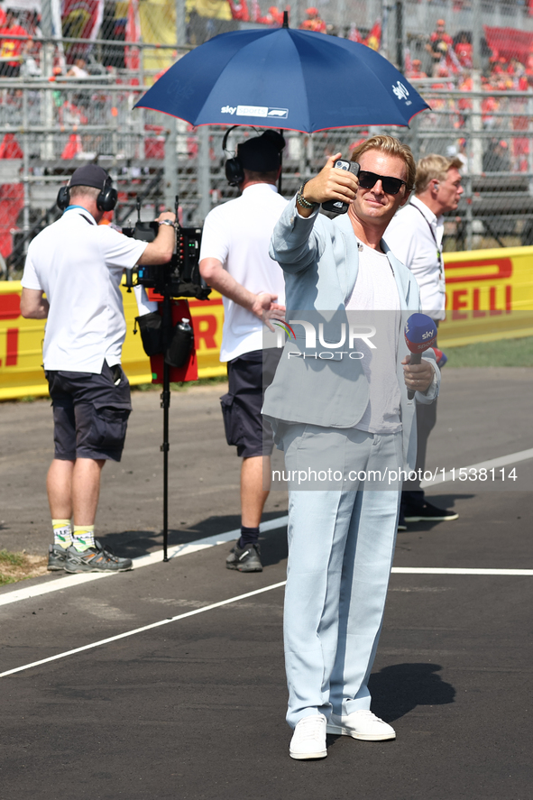 Nico Rosberg before the Formula 1 Italian Grand Prix at Autodromo Nazionale di Monza in Monza, Italy on September 1, 2024. 