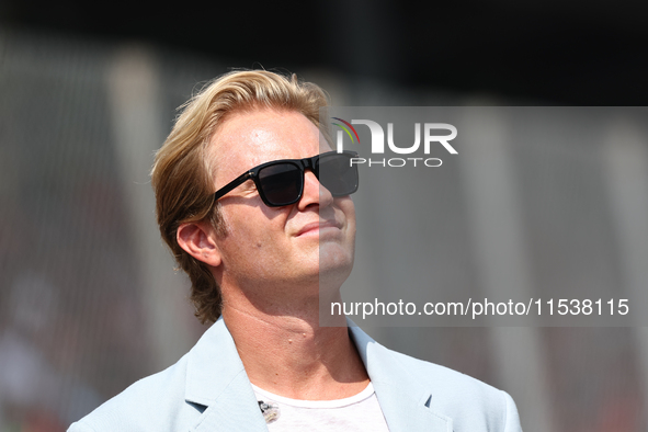 Nico Rosberg before the Formula 1 Italian Grand Prix at Autodromo Nazionale di Monza in Monza, Italy on September 1, 2024. 