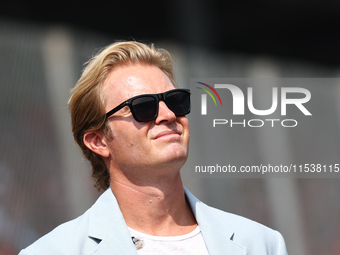 Nico Rosberg before the Formula 1 Italian Grand Prix at Autodromo Nazionale di Monza in Monza, Italy on September 1, 2024. (