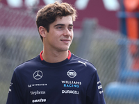 Franco Colapinto of Williams before the Formula 1 Italian Grand Prix at Autodromo Nazionale di Monza in Monza, Italy on September 1, 2024. (