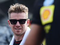 Nico Hulkenberg of Haas before the Formula 1 Italian Grand Prix at Autodromo Nazionale di Monza in Monza, Italy on September 1, 2024. (