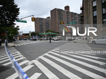 A 46-year-old male riding a bike is struck and killed by a 40-year-old man driving a van in Brooklyn, New York, United States, on September...