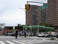 A 46-year-old male riding a bike is struck and killed by a 40-year-old man driving a van in Brooklyn, New York, United States, on September...