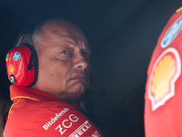 Frederic Vasseur before the Formula 1 Italian Grand Prix at Autodromo Nazionale di Monza in Monza, Italy on September 1, 2024. (