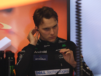 Oscar Piastri of McLaren before the Formula 1 Italian Grand Prix at Autodromo Nazionale di Monza in Monza, Italy on September 1, 2024. (