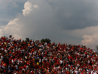 Fans before the Formula 1 Italian Grand Prix at Autodromo Nazionale di Monza in Monza, Italy on September 1, 2024. (