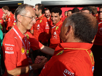 Benedetto Vigna and Frederic Vasseur after the Formula 1 Italian Grand Prix at Autodromo Nazionale di Monza in Monza, Italy on September 1,...