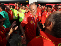 Benedetto Vigna and Frederic Vasseur after the Formula 1 Italian Grand Prix at Autodromo Nazionale di Monza in Monza, Italy on September 1,...