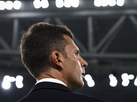 Juventus coach Thiago Motta looks on during the Serie A football match number 3 between Juventus and Roma in Turin, Italy, on September 1, 2...