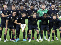 Juventus players (Dusan Vlahovic, Nicolo Savona, Juan Cabal, Bremer, Michele Di Gregorio, Federico Gatti, Andrea Cambiaso, Manuel Locatelli,...