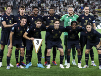 Juventus players (Dusan Vlahovic, Nicolo Savona, Juan Cabal, Bremer, Michele Di Gregorio, Federico Gatti, Andrea Cambiaso, Manuel Locatelli,...