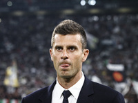 Juventus coach Thiago Motta looks on during the Serie A football match number 3 between Juventus and Roma in Turin, Italy, on September 1, 2...