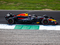 Max Verstappen of Red Bull Racing drives a car on the track during the Italian Formula One Grand Prix at Autodromo Nazionale Monza circuit,...