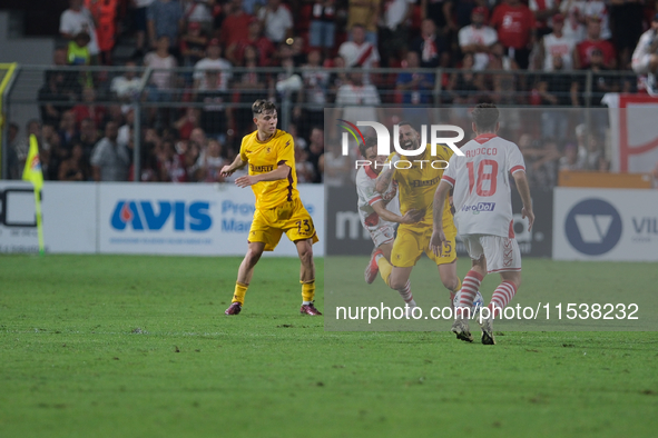 Dylan Bronn of US Salernitana 1919 during the Italian Serie B soccer championship football match between Mantova Calcio 1911 and US Salernit...