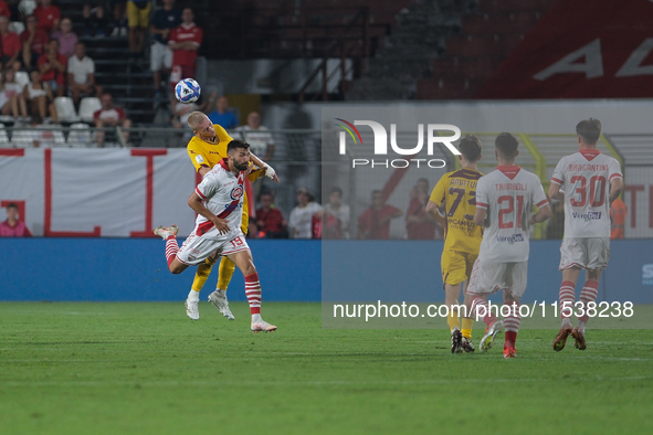 Tijs Velthius of US Salernitana 1919 during the Italian Serie B soccer championship football match between Mantova Calcio 1911 and US Salern...