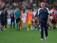 Giovanni Martusciello is the head coach of US Salernitana 1919 during the Italian Serie B soccer championship football match between Mantova...