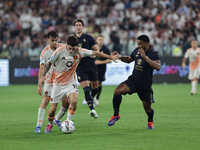 Matias Soule during the Serie A 2024-2025 match between Juventus and Roma in Turin, Italy, on September 1, 2024 (