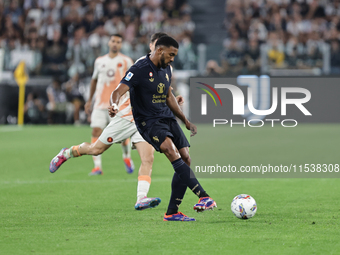 Bremer during the Serie A 2024-2025 match between Juventus and Roma in Turin, Italy, on September 1, 2024 (