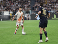 Zeki Celik during the Serie A 2024-2025 match between Juventus and Roma in Turin, Italy, on September 1, 2024 (