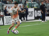 Matias Soule during the Serie A 2024-2025 match between Juventus and Roma in Turin, Italy, on September 1, 2024 (