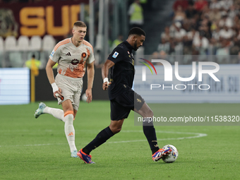 Bremer during the Serie A 2024-2025 match between Juventus and Roma in Turin, Italy, on September 1, 2024 (