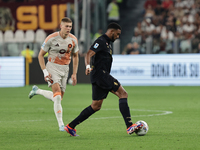 Bremer during the Serie A 2024-2025 match between Juventus and Roma in Turin, Italy, on September 1, 2024 (