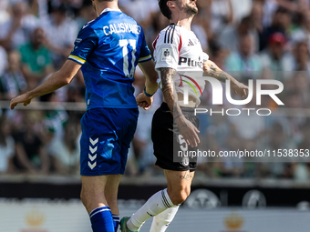 Kaan Caliskaner , Claude Goncalves during PKO Ekstraklasa match Legia Warsaw vs Motor Lublin in Warsaw, Poland on 01 September, 2024. (