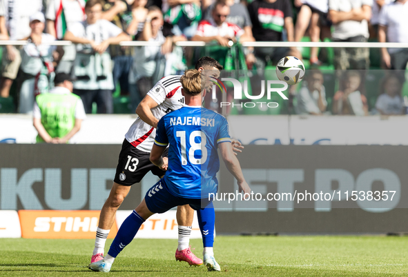 Pawel Wszolek , Arkadiusz Najemski during PKO Ekstraklasa match Legia Warsaw vs Motor Lublin in Warsaw, Poland on 01 September, 2024. 