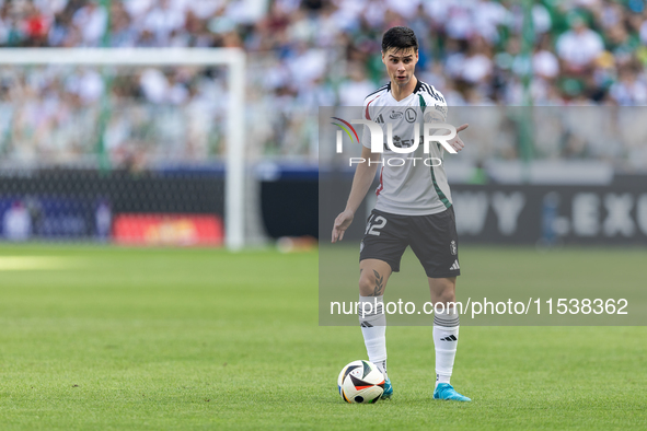 Sergio Barcia during PKO Ekstraklasa match Legia Warsaw vs Motor Lublin in Warsaw, Poland on 01 September, 2024. 