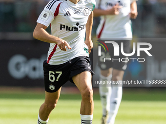 Bartosz Kapustka during PKO Ekstraklasa match Legia Warsaw vs Motor Lublin in Warsaw, Poland on 01 September, 2024. (