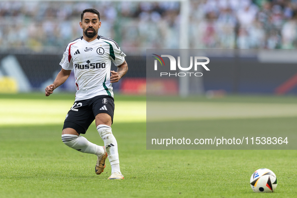 Luquinhas  during PKO Ekstraklasa match Legia Warsaw vs Motor Lublin in Warsaw, Poland on 01 September, 2024. 