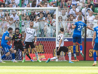 Kacper Tobiasz , Sebastian Rudol , goal during PKO Ekstraklasa match Legia Warsaw vs Motor Lublin in Warsaw, Poland on 01 September, 2024. (