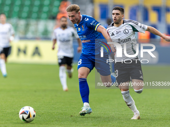 Arkadiusz Najemski , Ruben Vinagre during PKO Ekstraklasa match Legia Warsaw vs Motor Lublin in Warsaw, Poland on 01 September, 2024. (