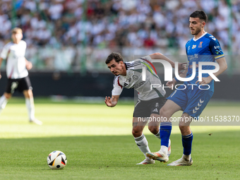 Migouel Alfarela , Kaan Caliskaner during PKO Ekstraklasa match Legia Warsaw vs Motor Lublin in Warsaw, Poland on 01 September, 2024. (