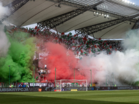 Legia fansduring PKO Ekstraklasa match Legia Warsaw vs Motor Lublin in Warsaw, Poland on 01 September, 2024. (