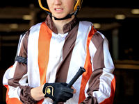 Jockey Pietro Moran leaves the paddock ahead of the second race at Woodbine Racetrack in Toronto, Canada, on September 1, 2024. (